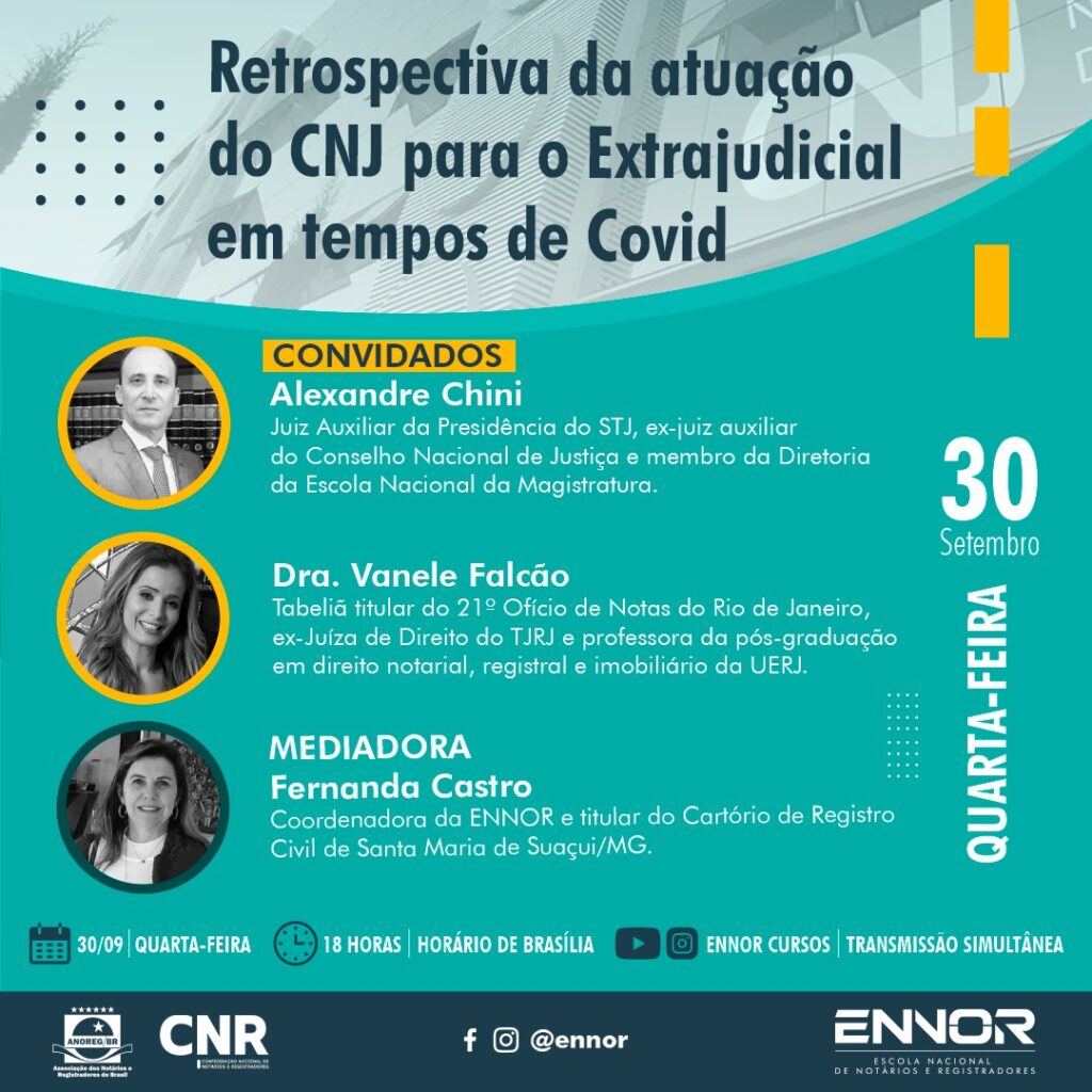 ENNOR promove Webinar sobre atuação do CNJ