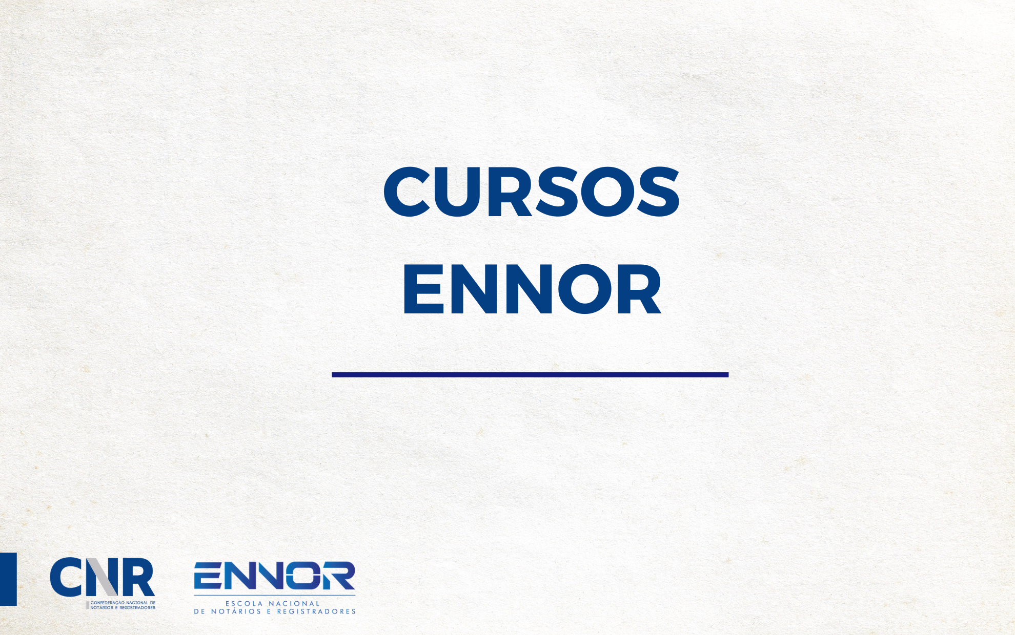 ENNOR em parceria com o CNJ